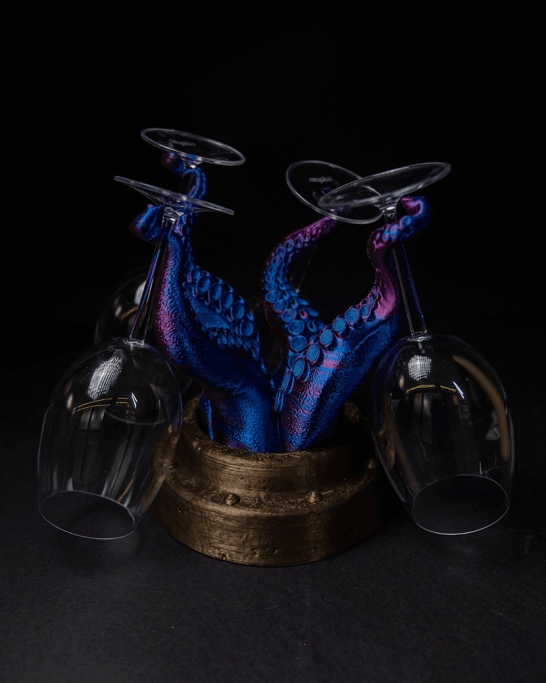 Wine glass holder Kraken Tentacles