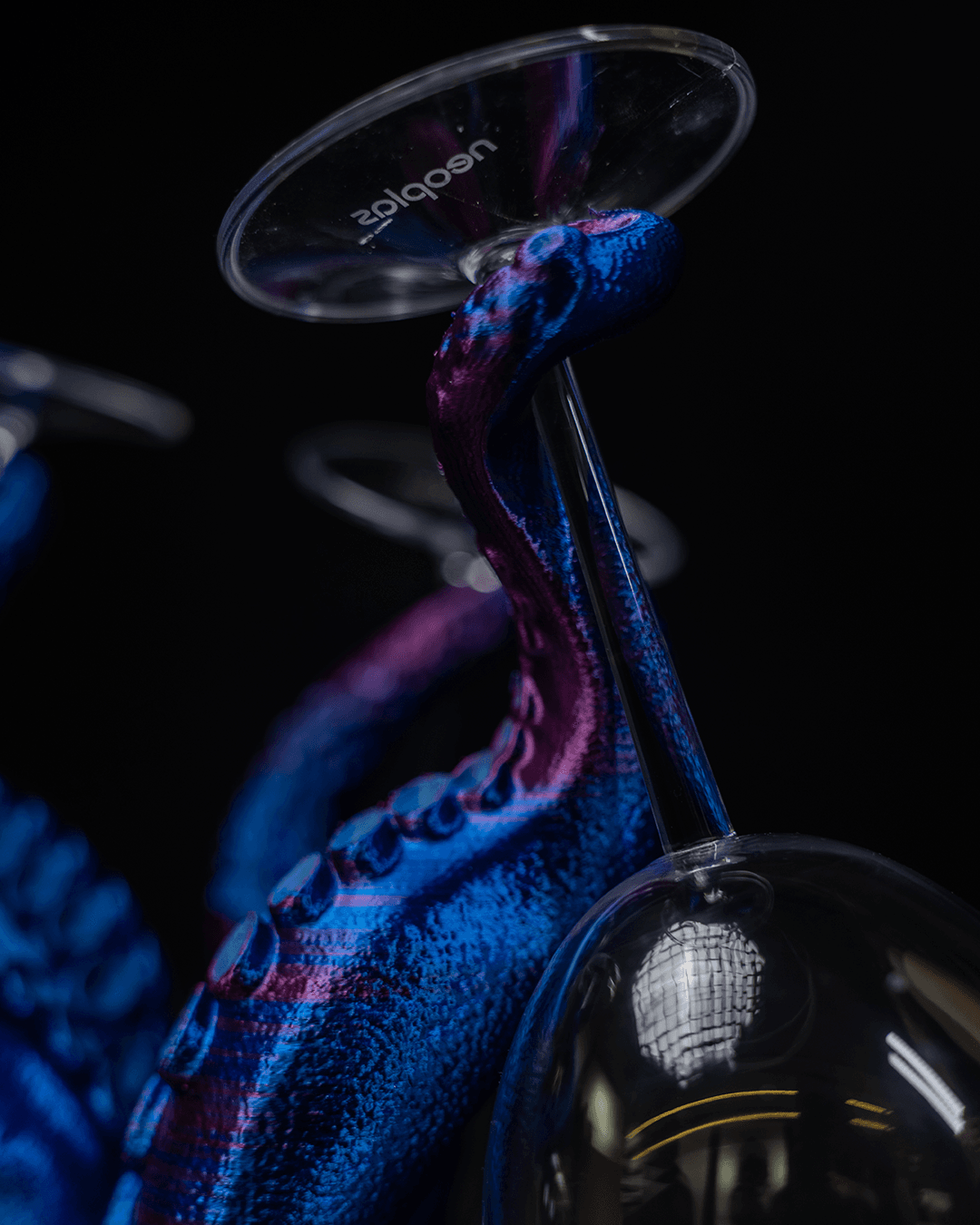 Wine glass holder Kraken Tentacles