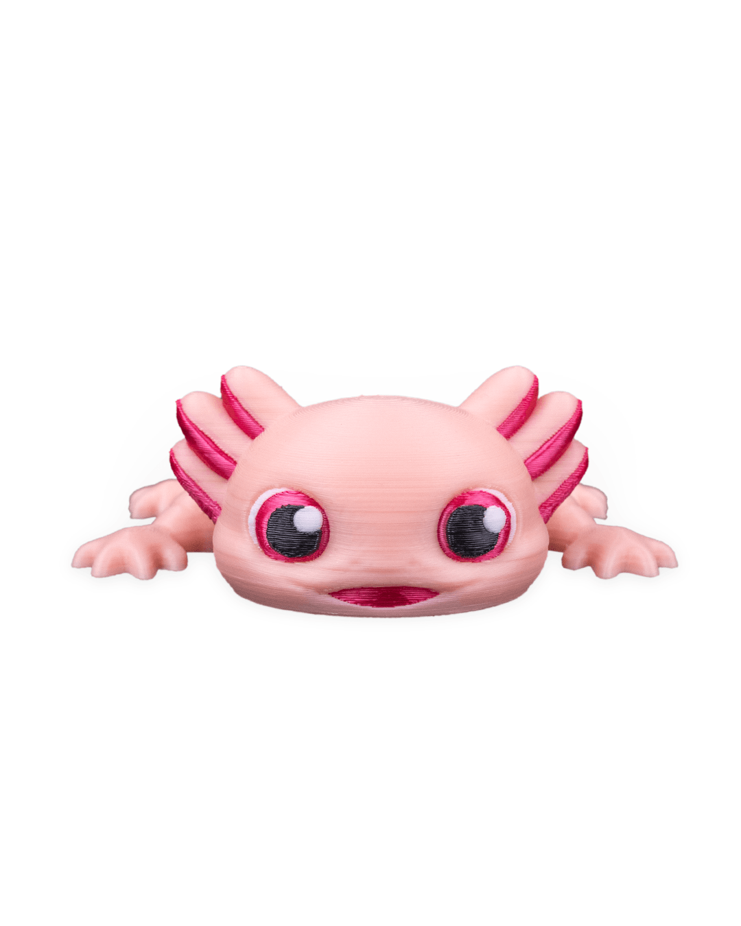 Articulating Axolotl keychain