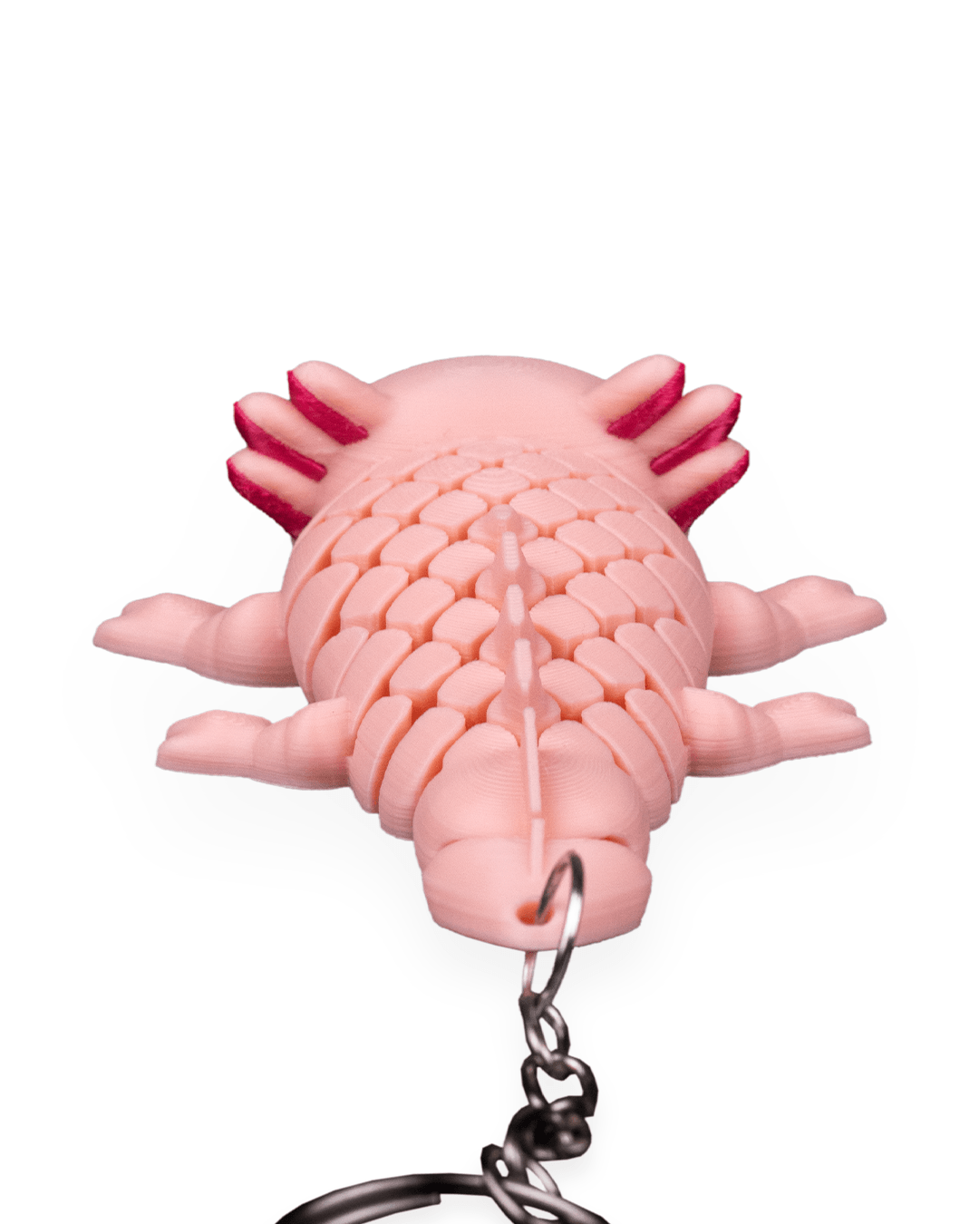 Articulating Axolotl keychain