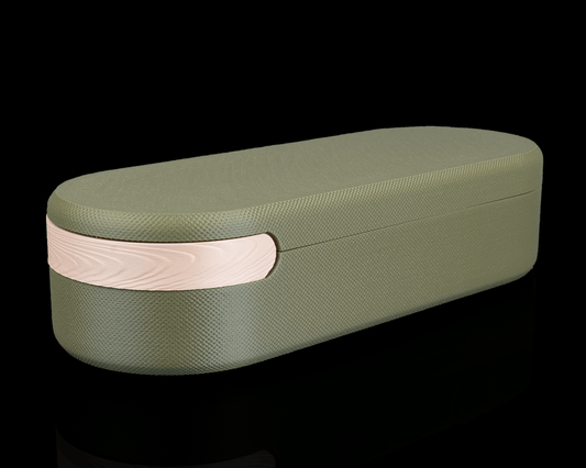 Crafted weave desk organizer