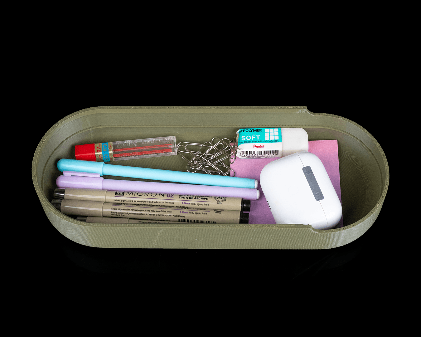 Crafted weave desk organizer