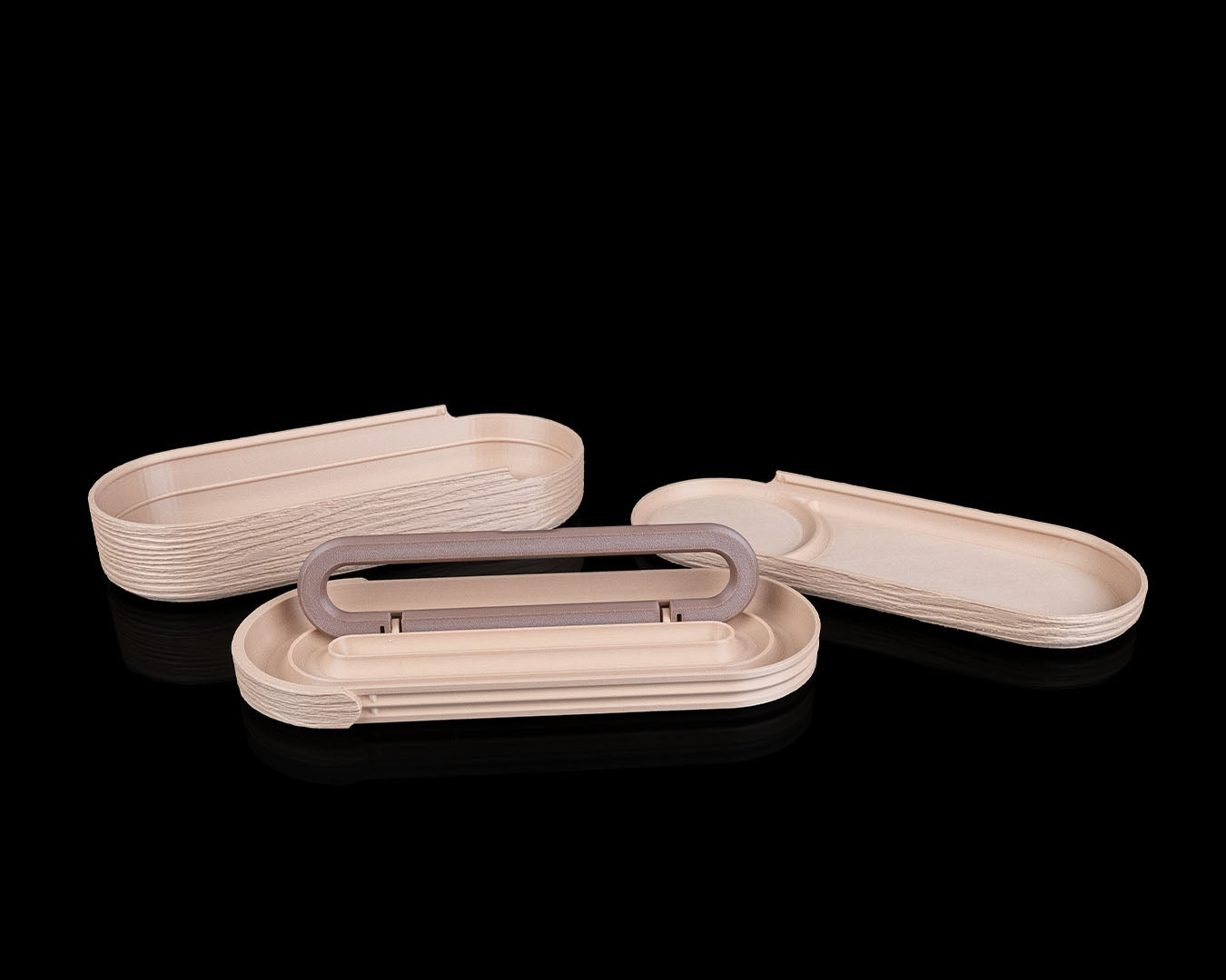 Natural Timber desk organizer